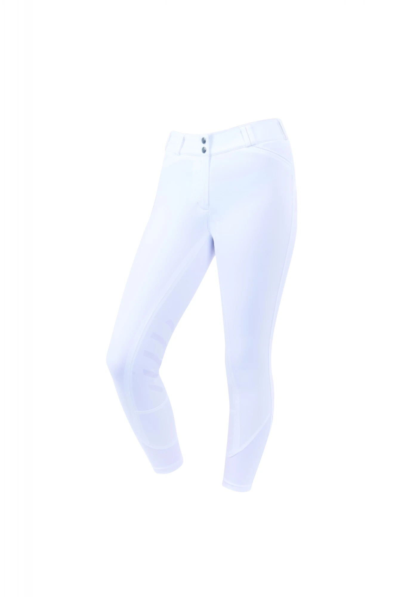 Dublin Ladies Prime Gel Knee Patch Breeches (White)