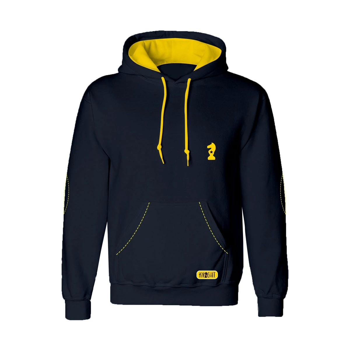 Little Rider Lancelot Hoodie By Little Knight(Navy/Yellow)